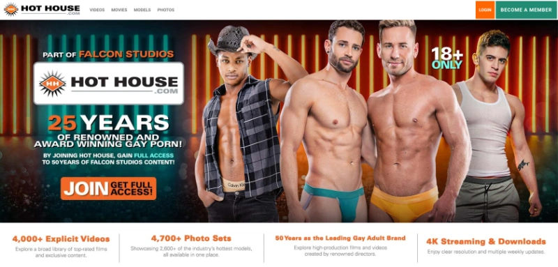 Screenshot Homepage HotHouse