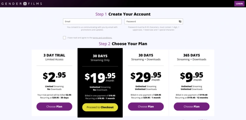 Screenshot Signup GenderXFilms