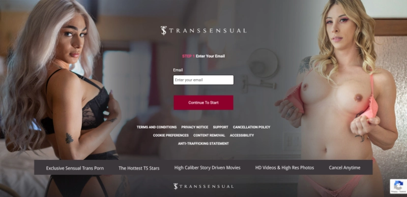 Screenshot Signup TransSensual