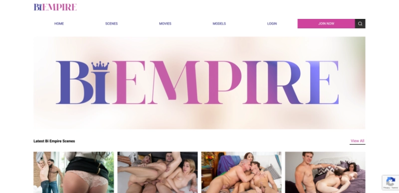 Screenshot Homepage BiEmpire