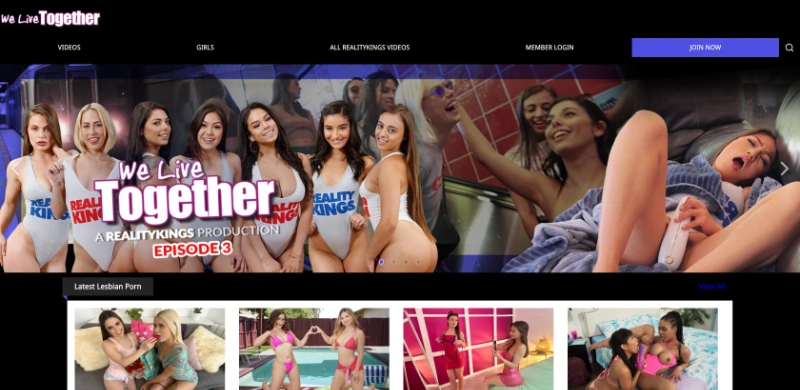 Screenshot Homepage WeLiveTogether