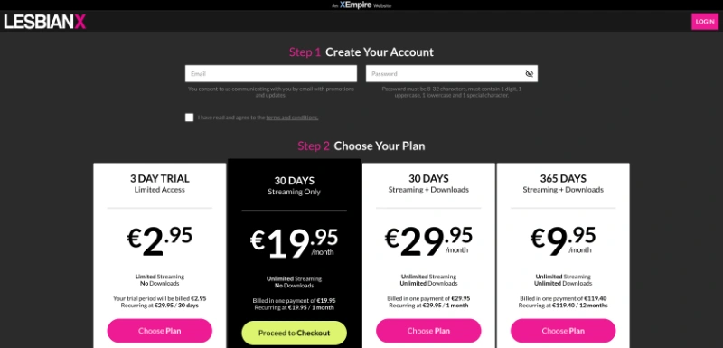 Screenshot Signup Lesbianx