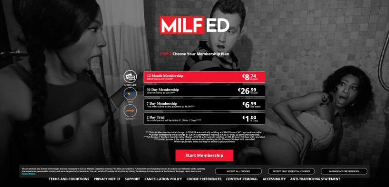 Screenshot Signup MilfEd