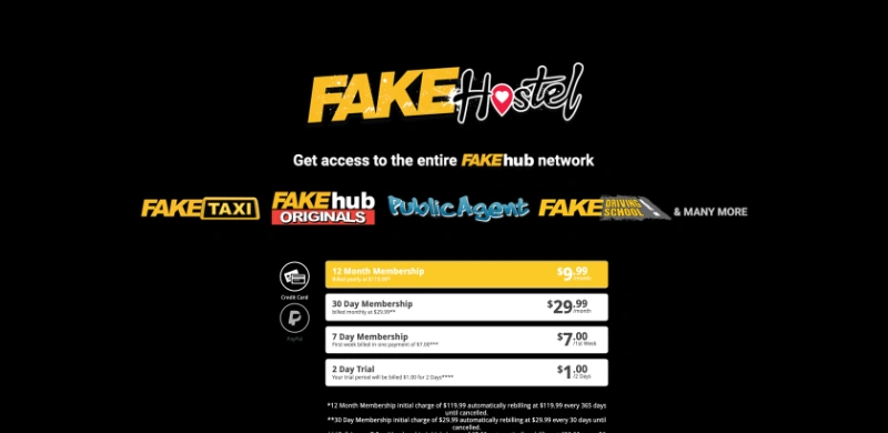 Screenshot Signup FakeHostel