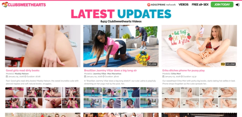 Clubsweethearts screenshot