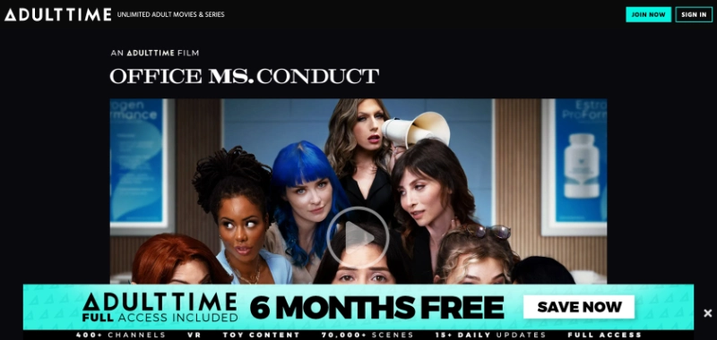 Screenshot Homepage OfficeMsConduct